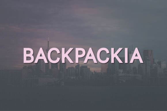Backpackia: A Bold Sans Serif for Impactful Design