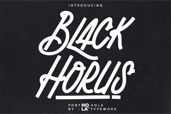 Black Horus: A Bold Sans Serif Font