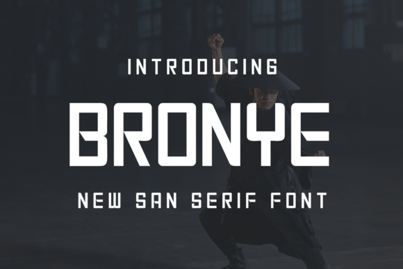 Bronye: A Modern Font for Creative Makers
