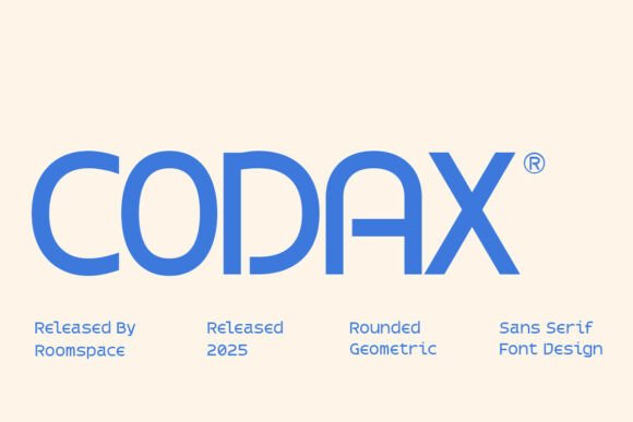 Codax Font: Modern Design for Crafters