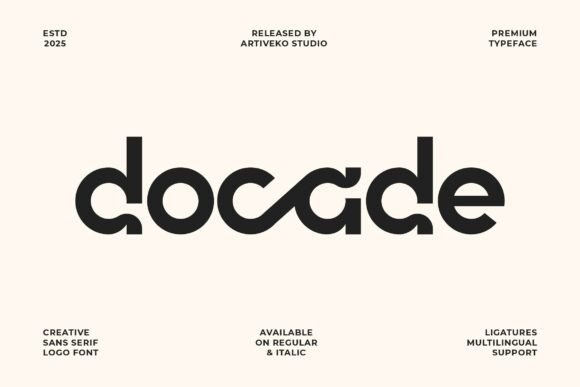 Docade: A Modern Font for Business