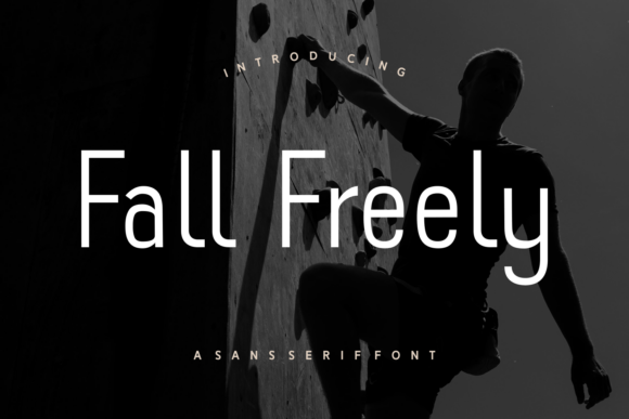 Fall Freely Font: Modern Typography for Crafters
