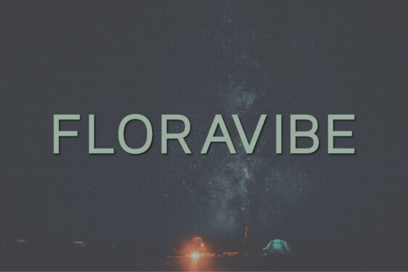 Floravibe: A Modern Sans Serif Font