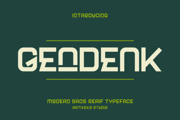 Gendek: A Modern Sans Serif for Clean Design