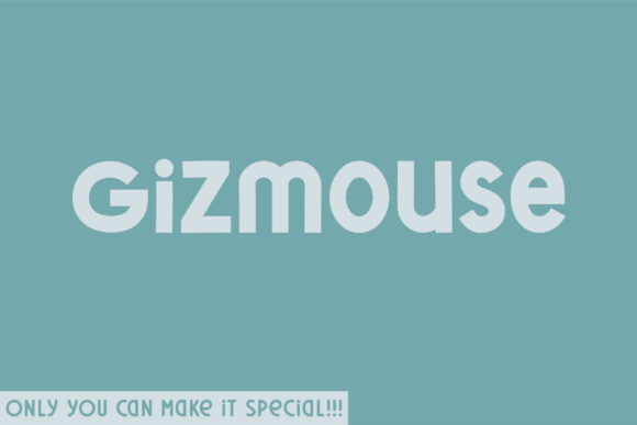 Gizmouse Font for Editorial Design