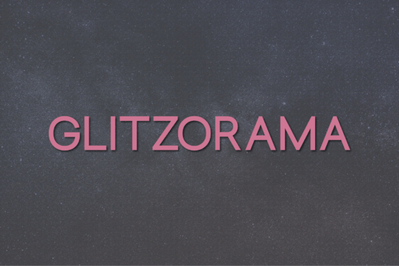 Glitzorama: A Bold Font for Editorial Design