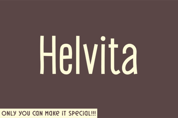 Helvita: A Font for Polished Branding
