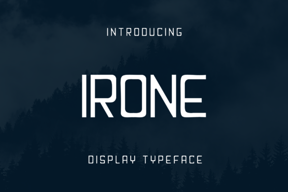 Irone: A Modern Sans Serif for Editorial Design