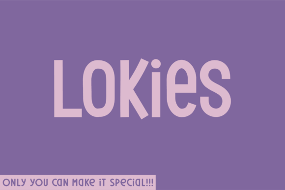 Lokies Font for Web Design