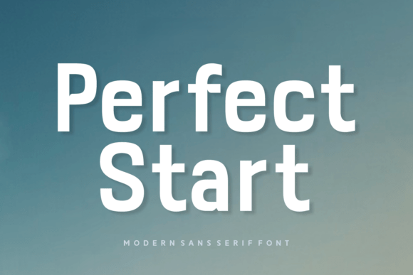 Perfect Start Font for Business