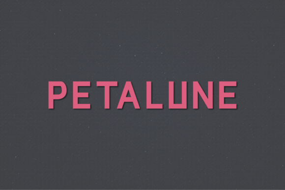 Petalune: A Modern Sans Serif for Designers