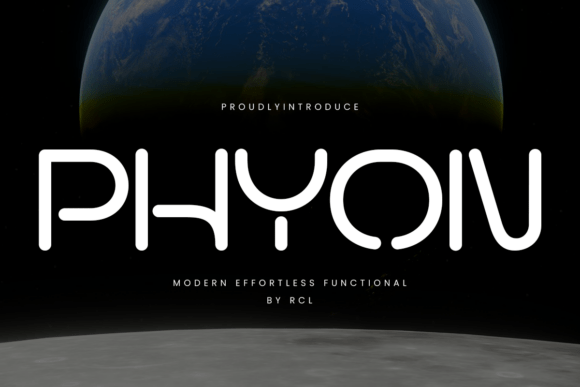 Phyon: A Futuristic Font for Digital Marketing