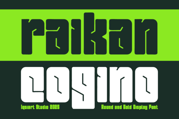 Raikan Cogino: A Bold Font for Business