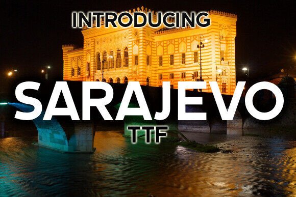 Sarajevo Font: Bold and Clear