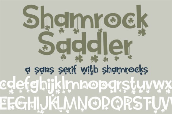 Shamrock Saddler: A Whimsical Font for Editorial Design