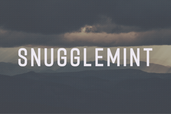 Snugglemint: A Modern Sans Serif