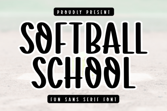 Softball School Font for Creative Projects