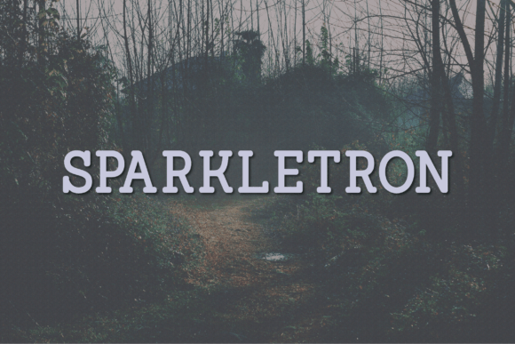 Sparkletron: A Bold Font for Creative Makers