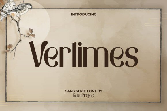 Vertimes: A Stylish Sans Serif Font