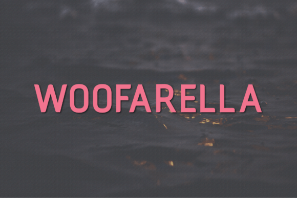 Woofarella: A Bold, Playful Sans Serif