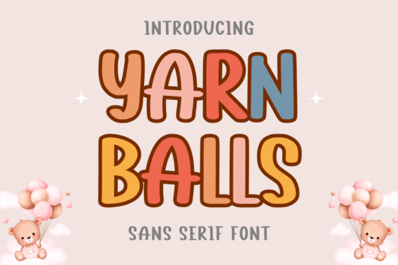 Yarn Balls Font: Playful & Practical